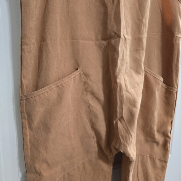 Stylish Tan Jumpsuit - Picture 4 of 8